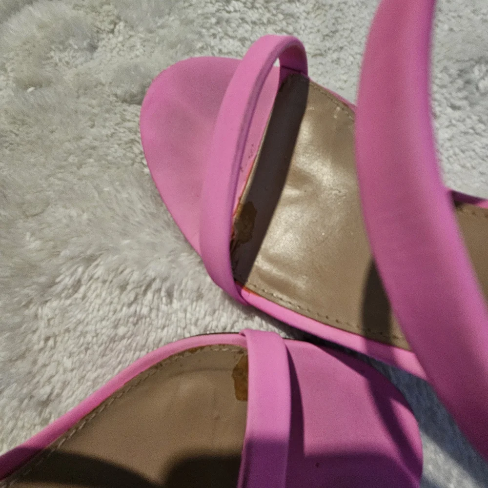 Steve Madden Pink Strappy Heels Size 9 Y2K Girlhoodcore Feminine Coquette Girl - Picture 5 of 7